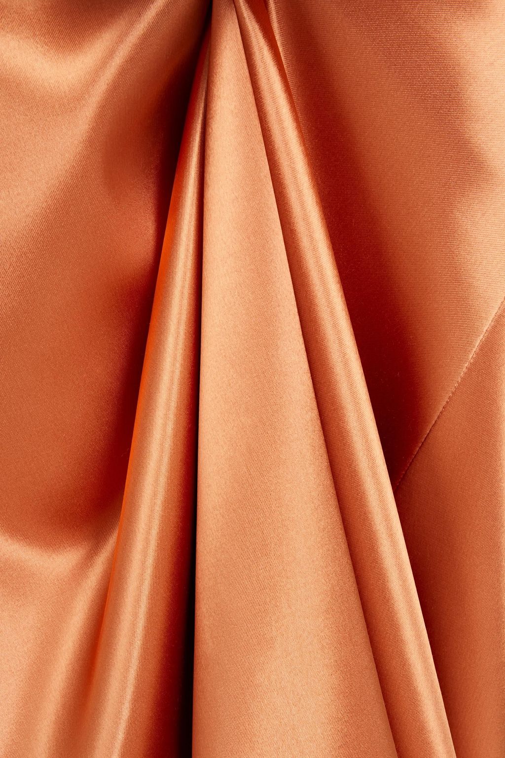 JIL SANDER Satin-twill maxi skirt