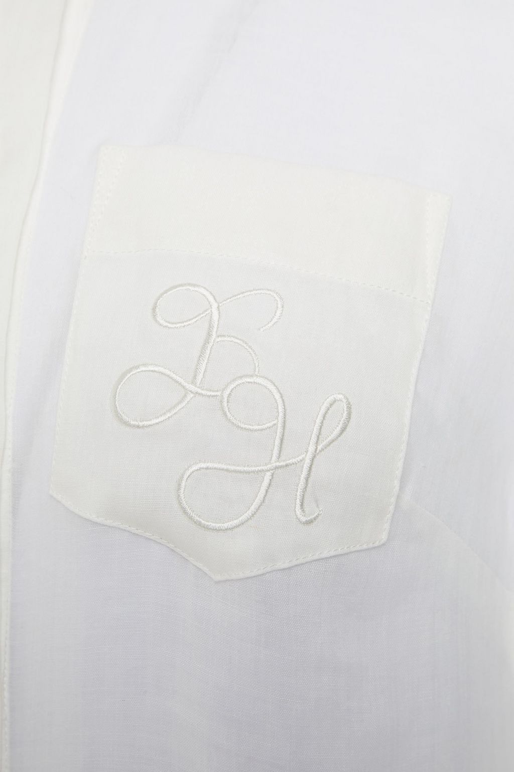 ZIMMERMANN Botanica embroidered ramie shirt