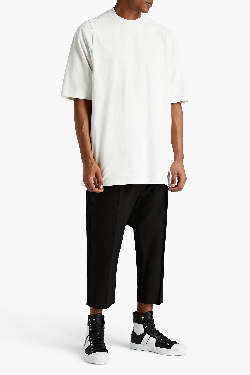 RICK OWENS Jumbo oversized cotton-jersey T-shirt