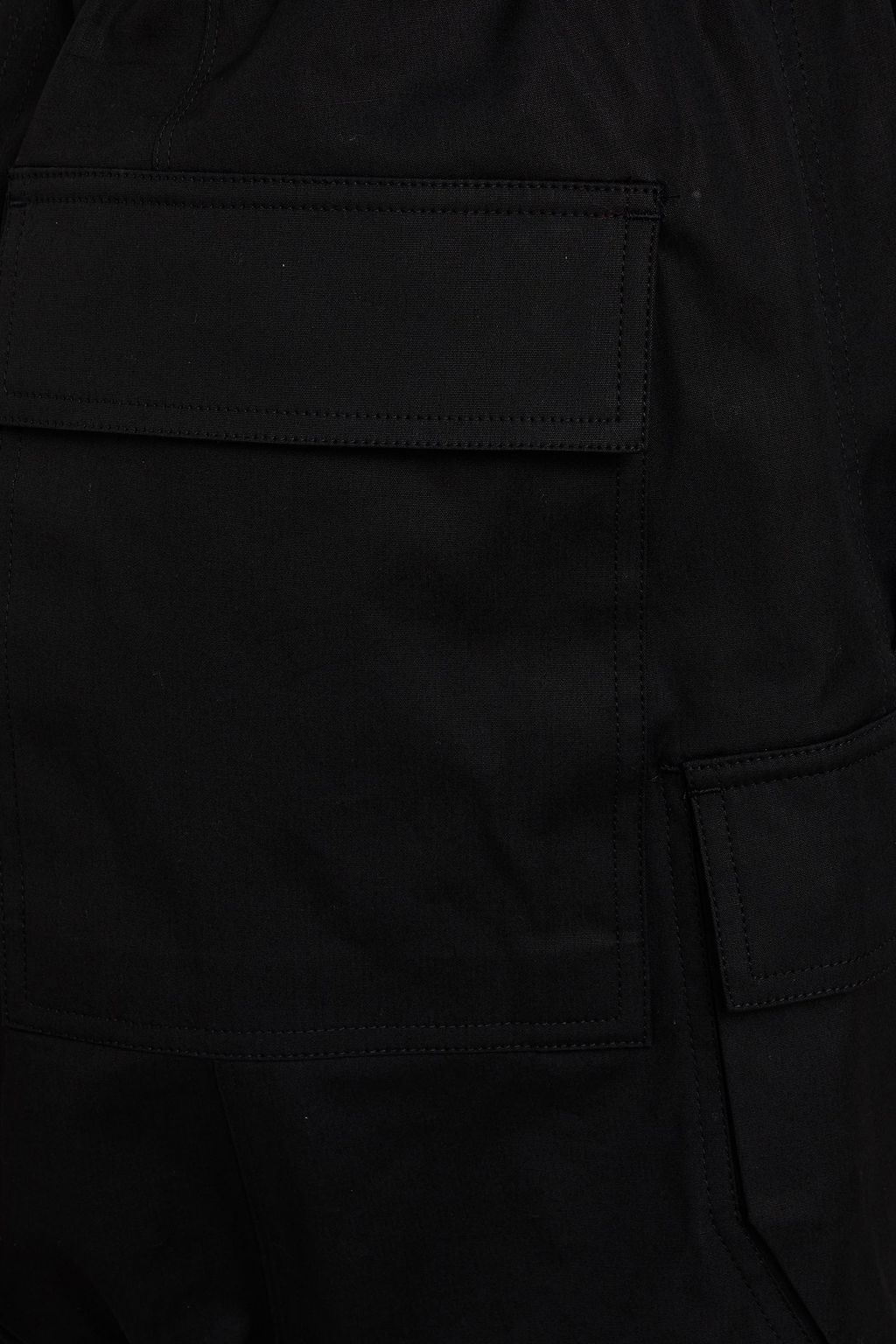 RICK OWENS Cropped stretch-cotton cargo pants