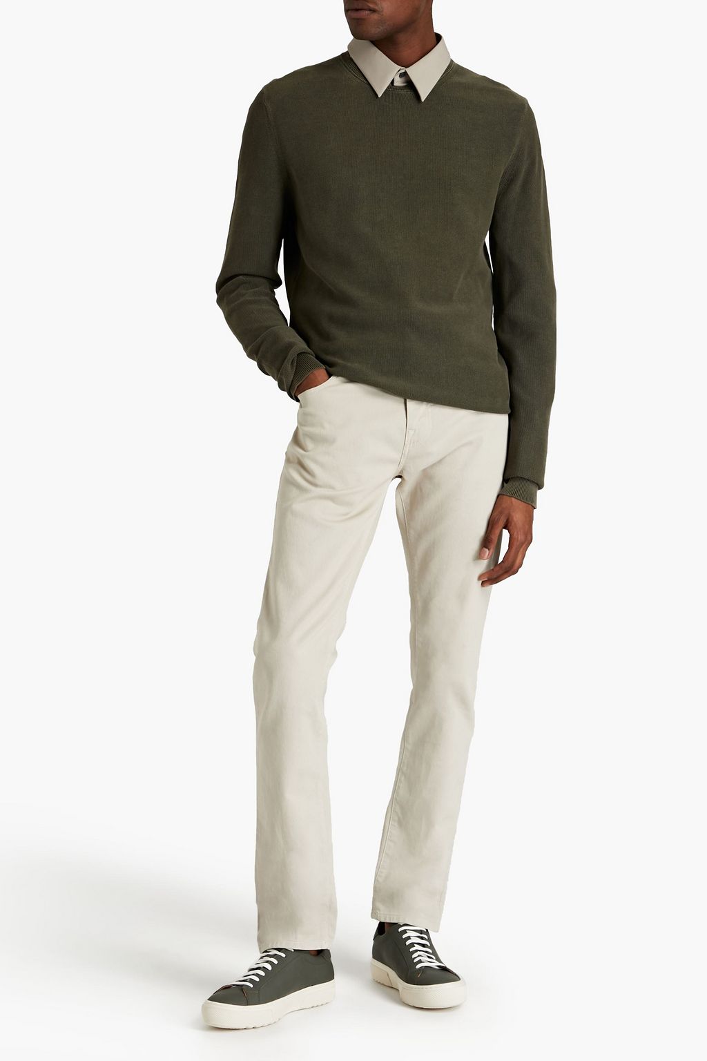 BELSTAFF Pigment slim-fit cotton sweater