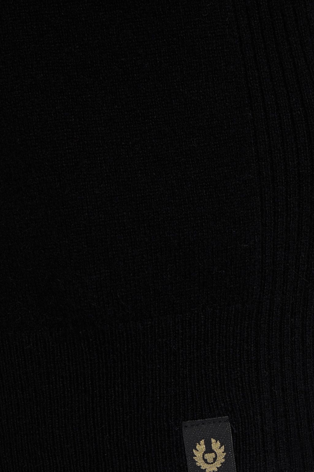 BELSTAFF Engineered wool and cashmere-blend turtleneck sweater