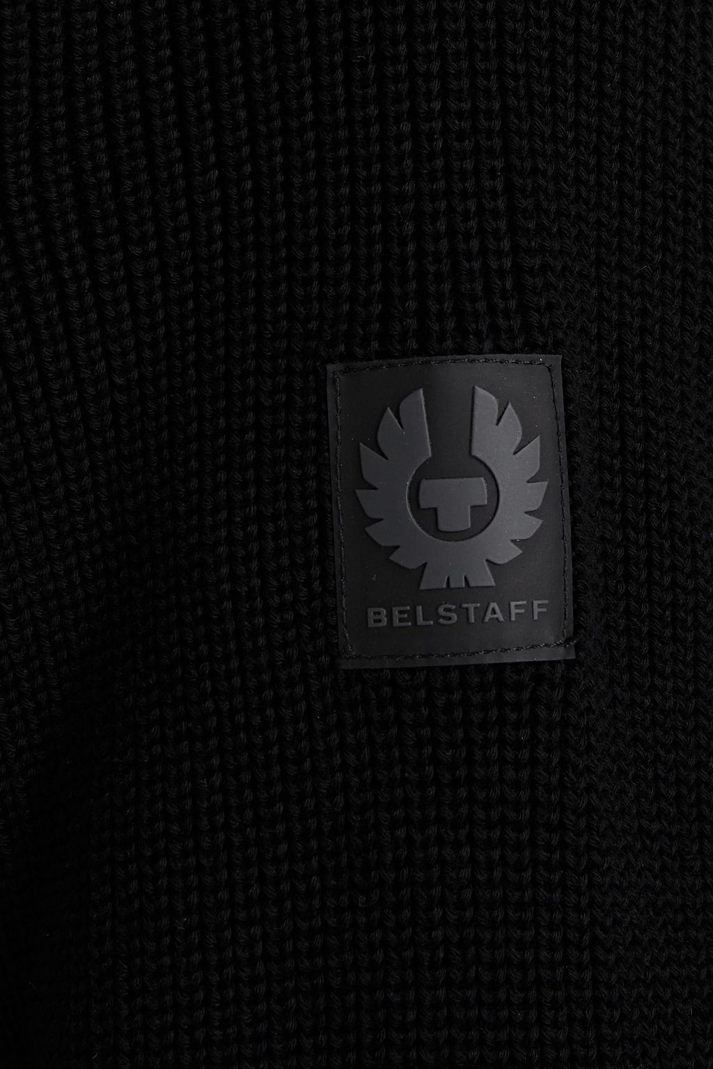 BELSTAFF Abbott shell-paneled logo-appliquéd cotton cardigan