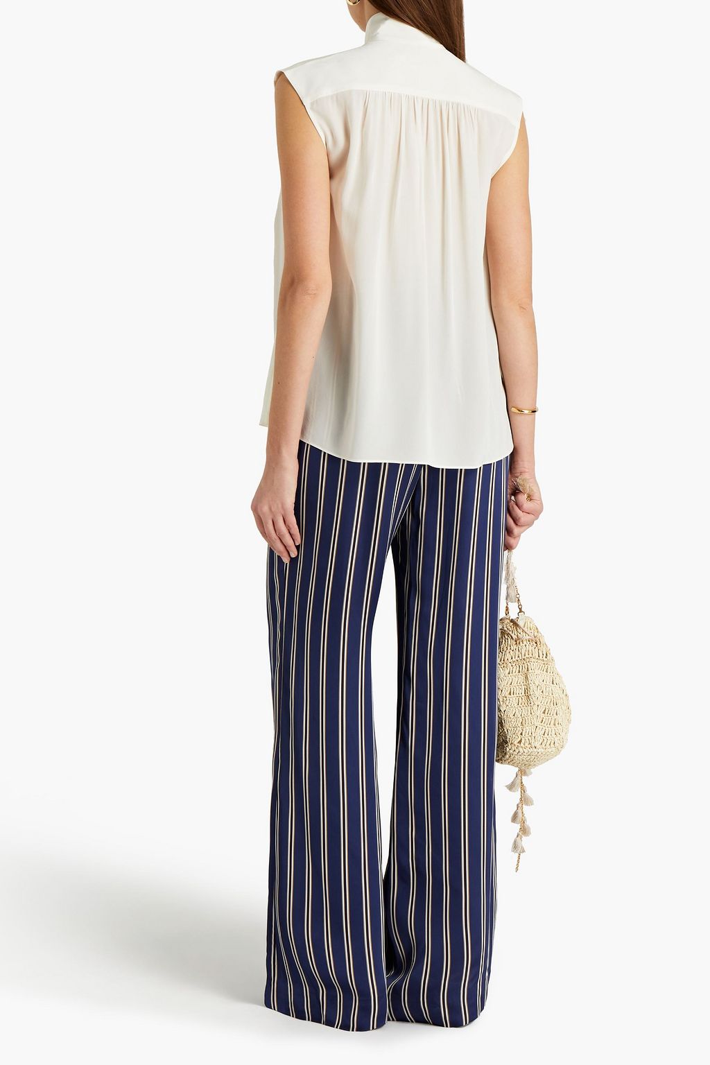 ZIMMERMANN Silk-satin crepe blouse