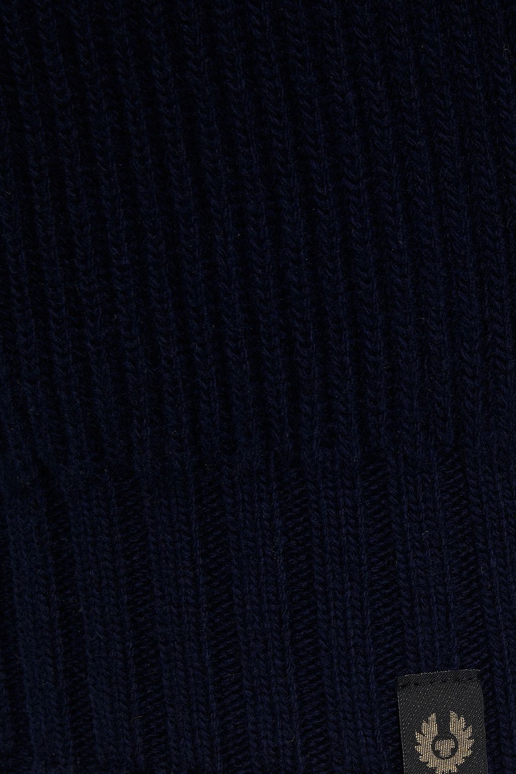BELSTAFF Logo-appliquéd wool and cashmere-blend sweater