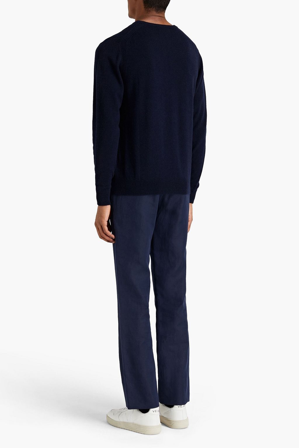 BELSTAFF Logo-appliquéd wool and cashmere-blend sweater