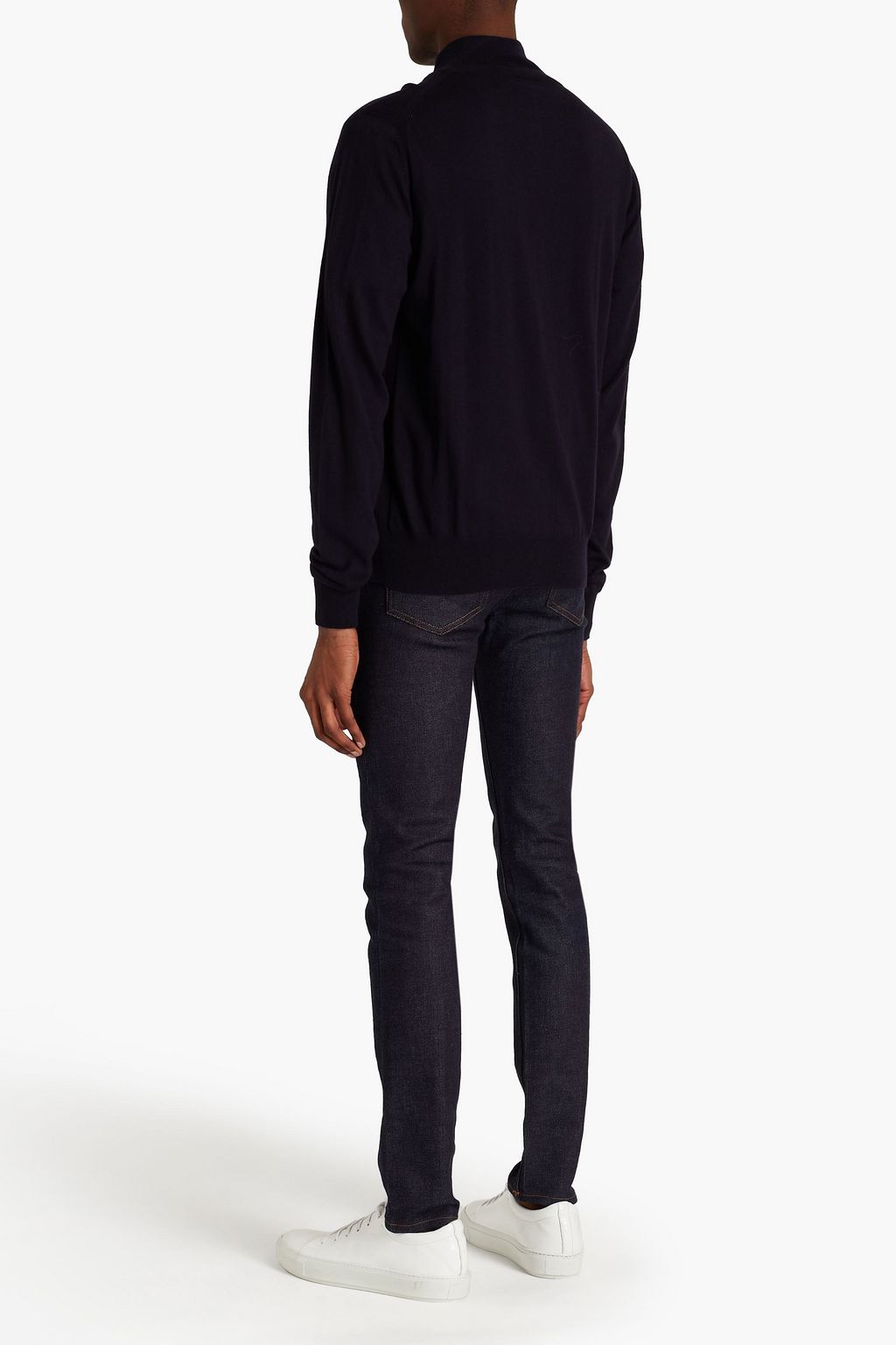 BELSTAFF Engineered cotton and cashmere-blend cardigan