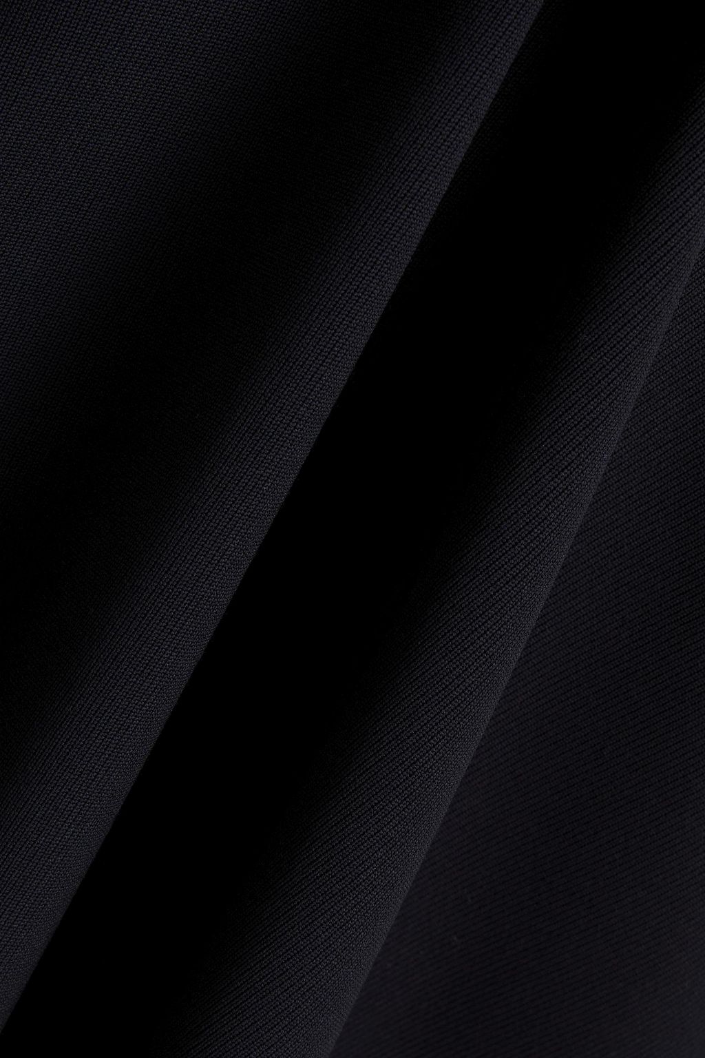 JIL SANDER Asymmetric wool midi dress