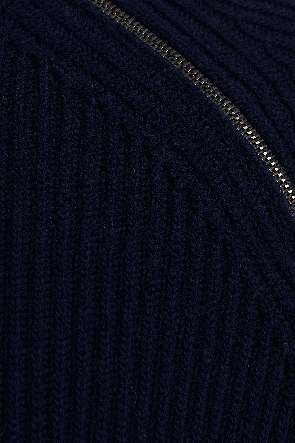 BELSTAFF Logo-appliquéd ribbed wool sweater