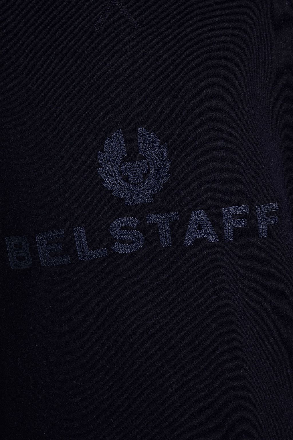 BELSTAFF Logo-embroidered French cotton-blend terry sweatshirt