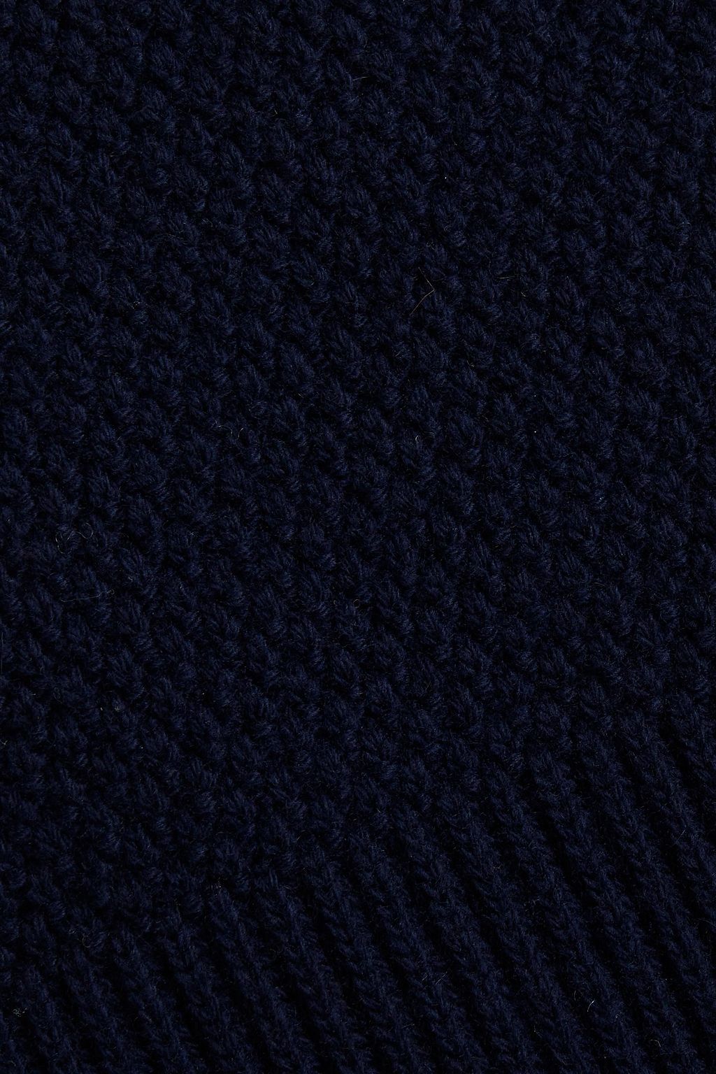 BELSTAFF Marine ribbed wool turtleneck sweater
