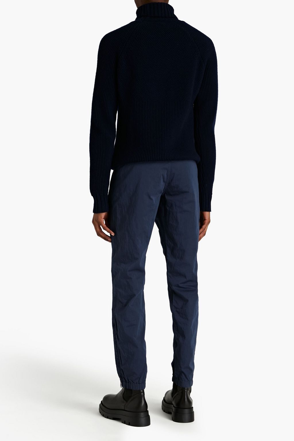 BELSTAFF Marine ribbed wool turtleneck sweater