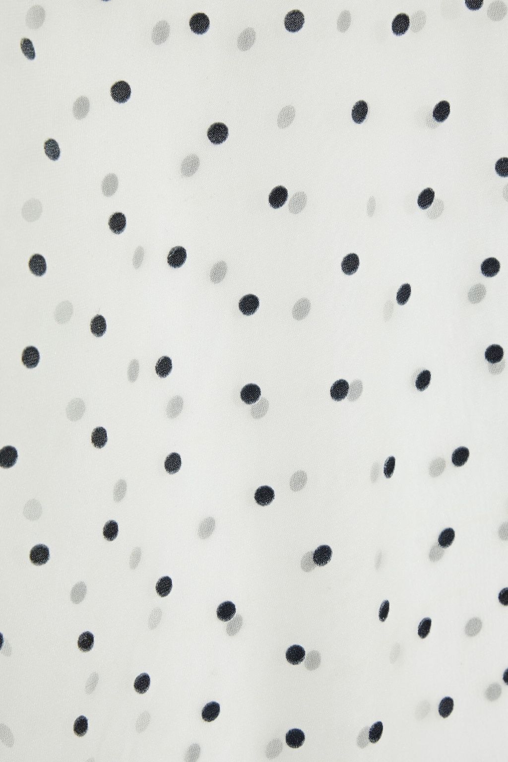 ALICE + OLIVIA Edyth polka-dot silk-blend georgette shirt