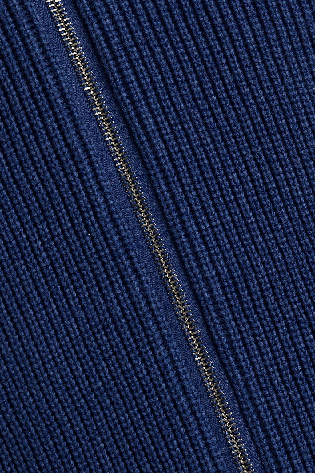 BELSTAFF Logo-appliquéd ribbed cotton cardigan