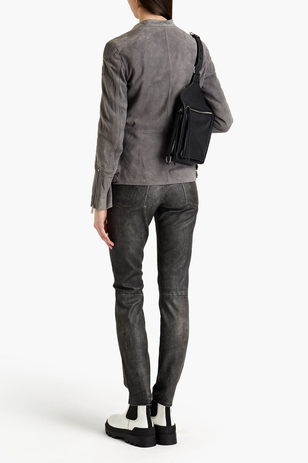 BELSTAFF Burnett suede biker jacket