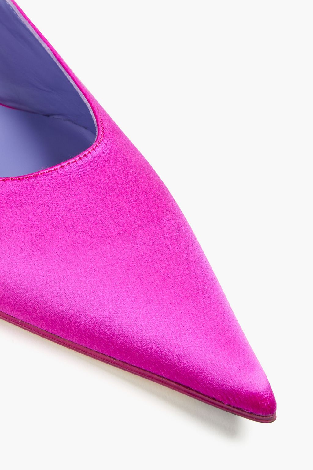 VICTORIA BECKHAM Solar satin slingback pumps