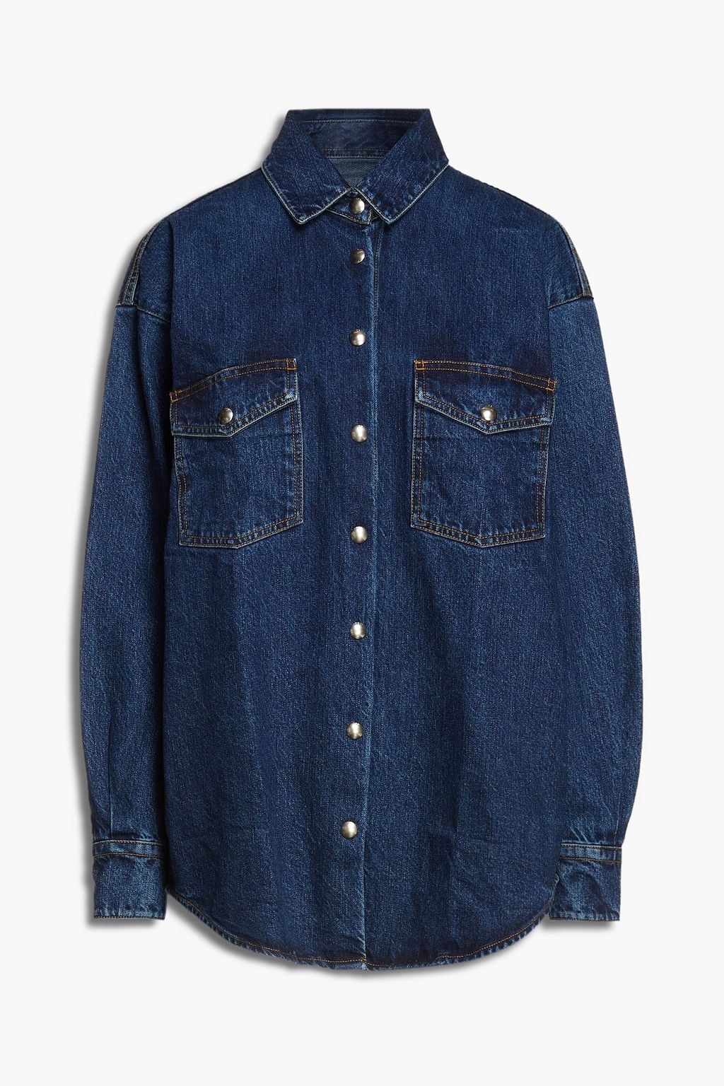 Dark denim Fran denim shirt | Sale up 