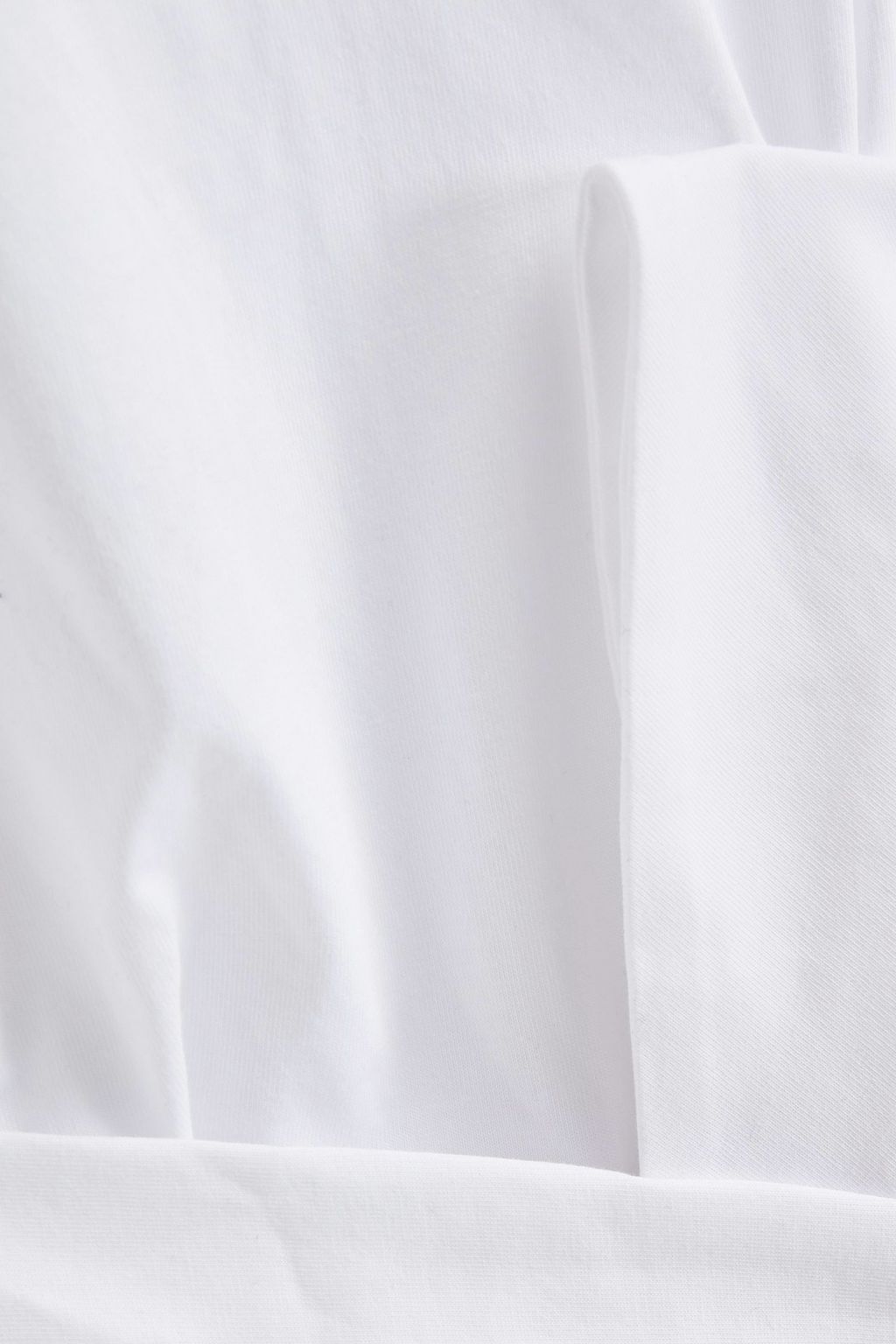 VICTORIA, VICTORIA BECKHAM Bow-embellished stretch-cotton jersey T-shirt
