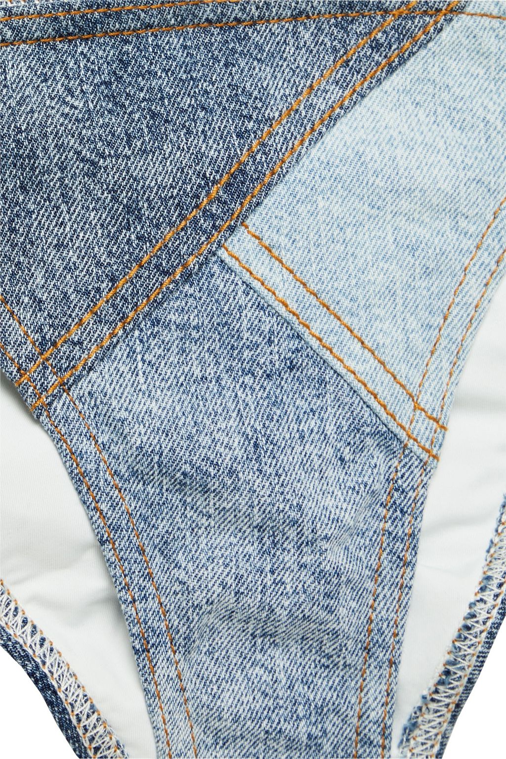 ZIMMERMANN Brighton denim triangle bikini