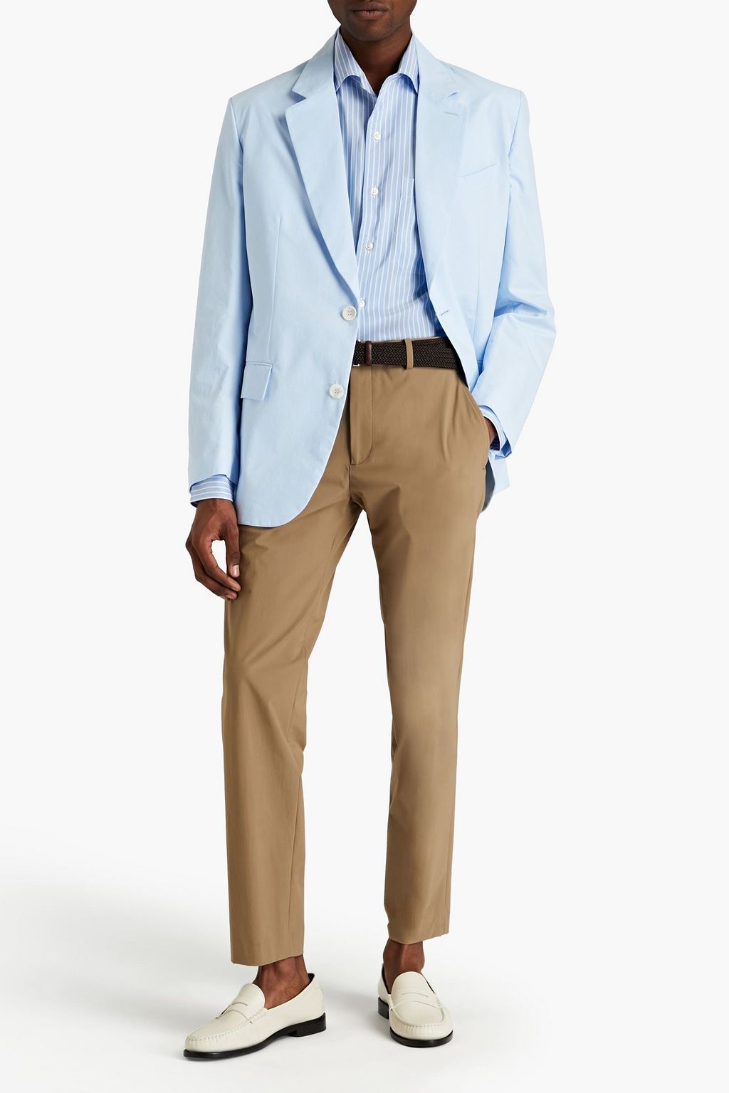 BRIONI Cotton-poplin blazer