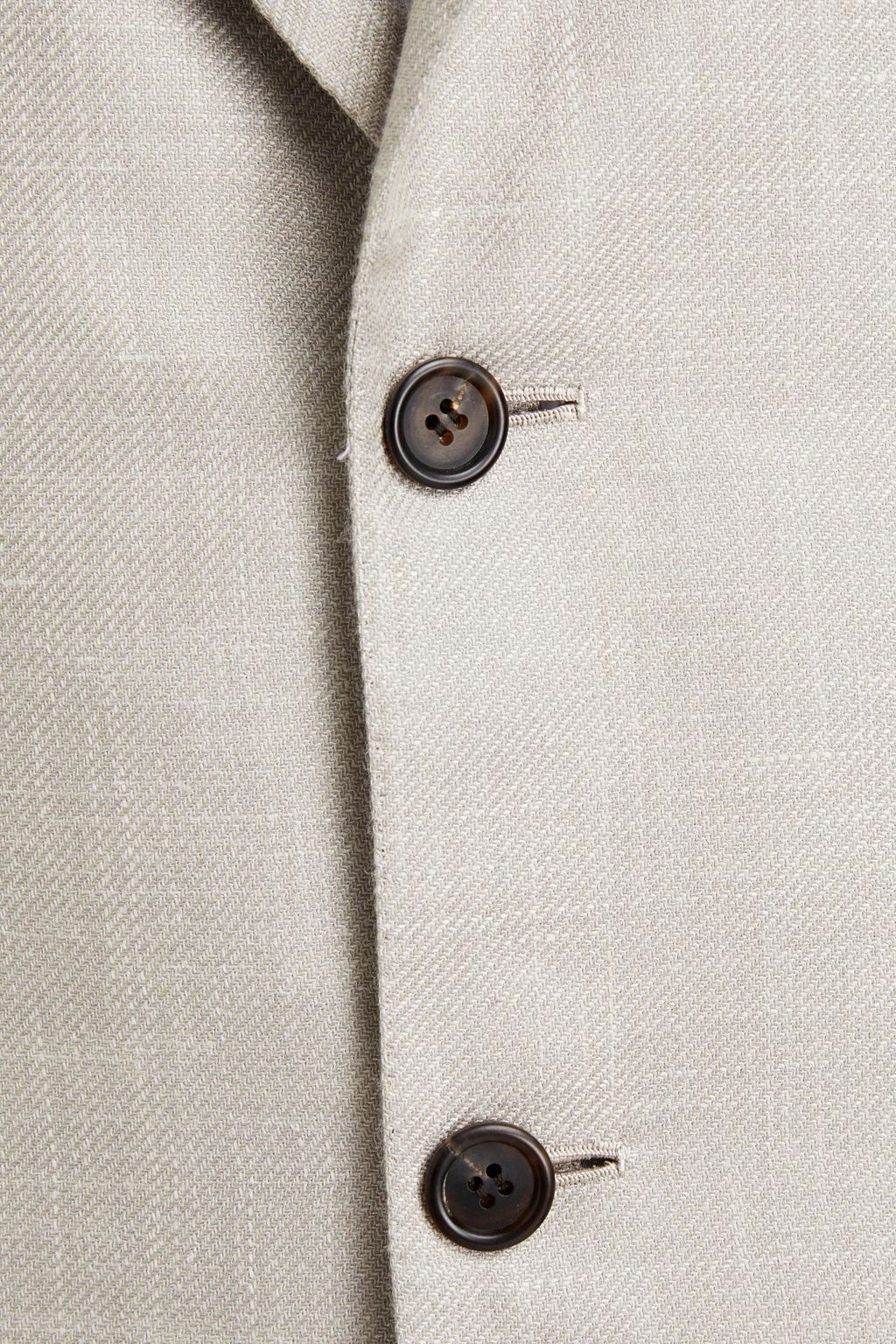 BRIONI Silk, cashmere and linen-blend twill blazer