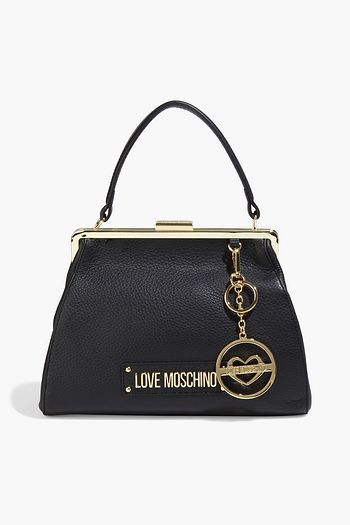 love moschino croc logo shoulder bolsa