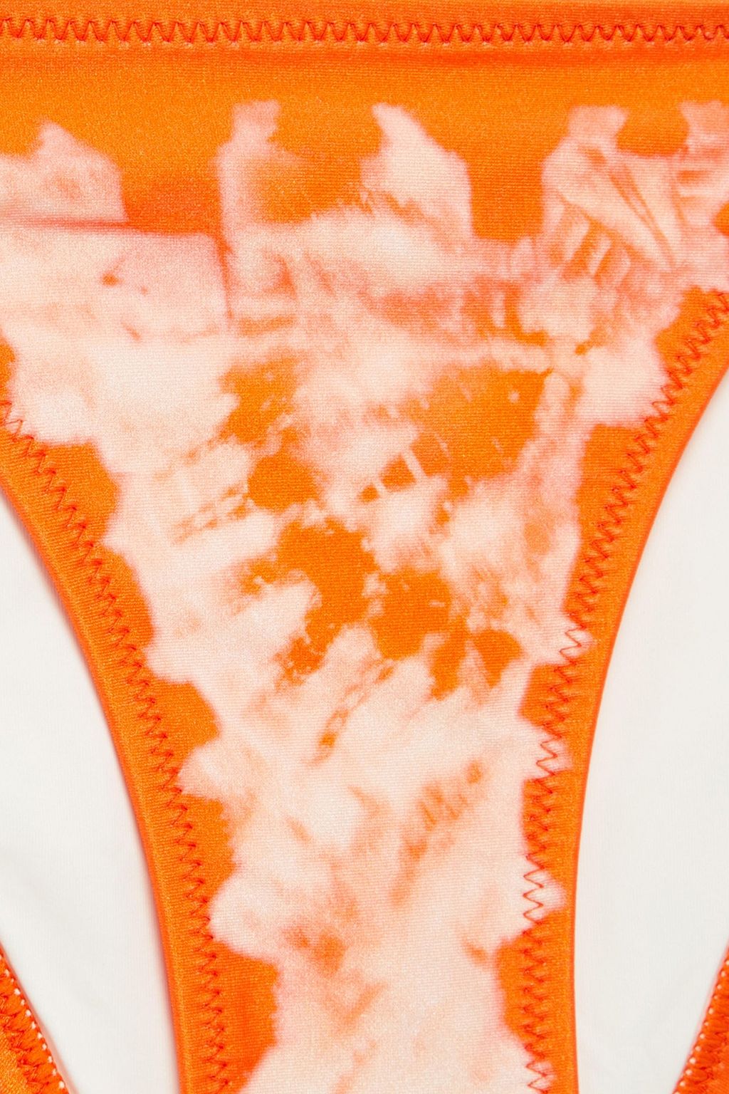 ZIMMERMANN Lulu tie-dyed crochet-knit triangle bikini