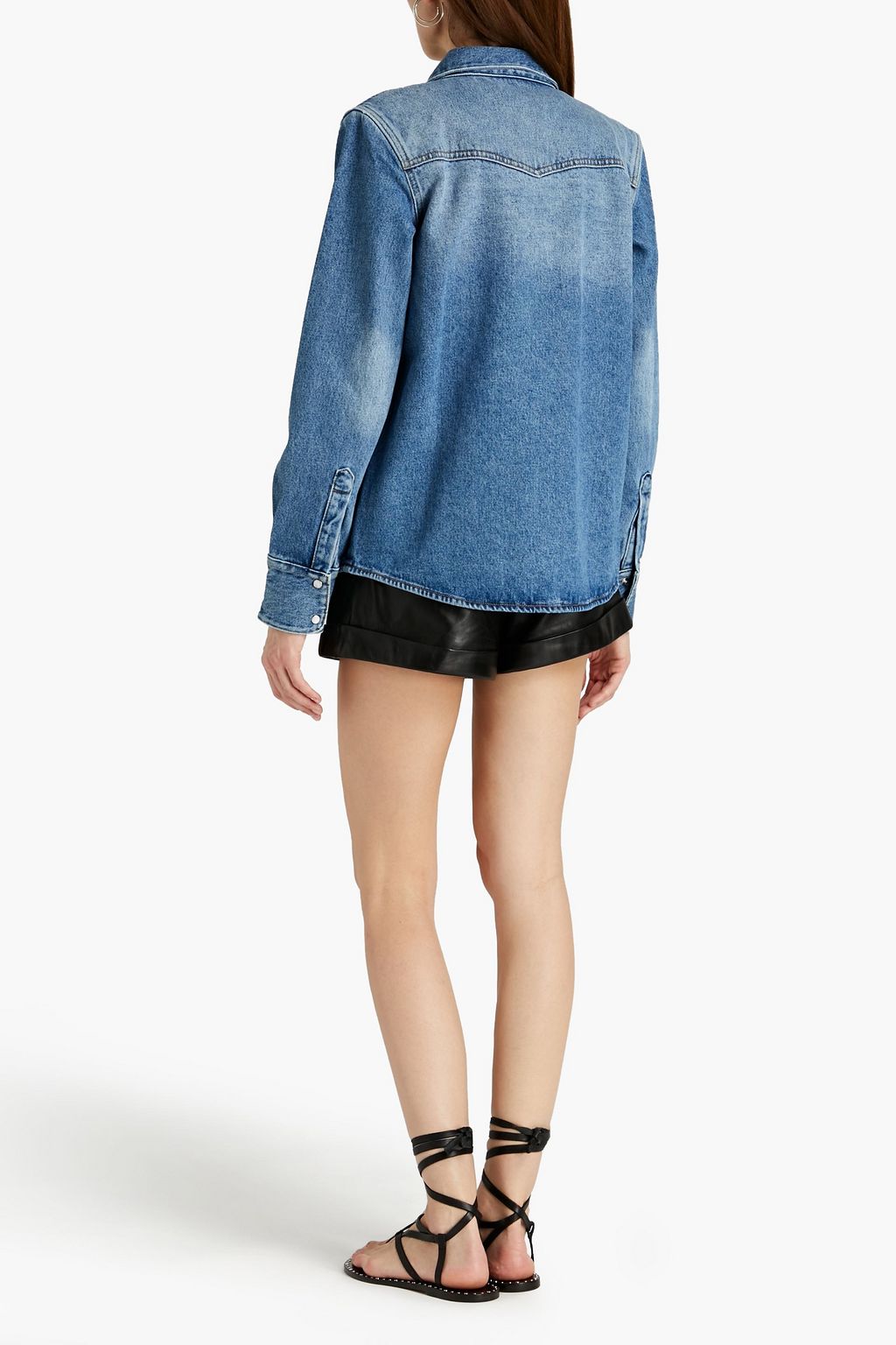 IRO Mayen faded denim shirt