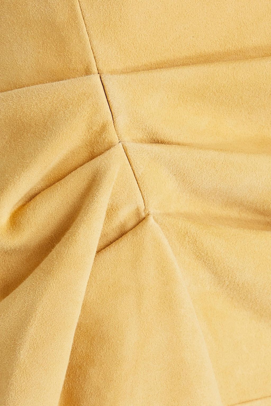 IRO Marana ruched stretch-suede mini skirt