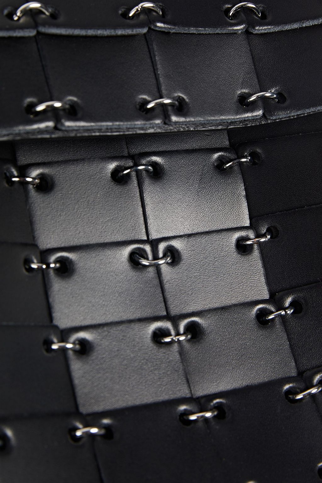 RABANNE Paneled leather shoulder bag