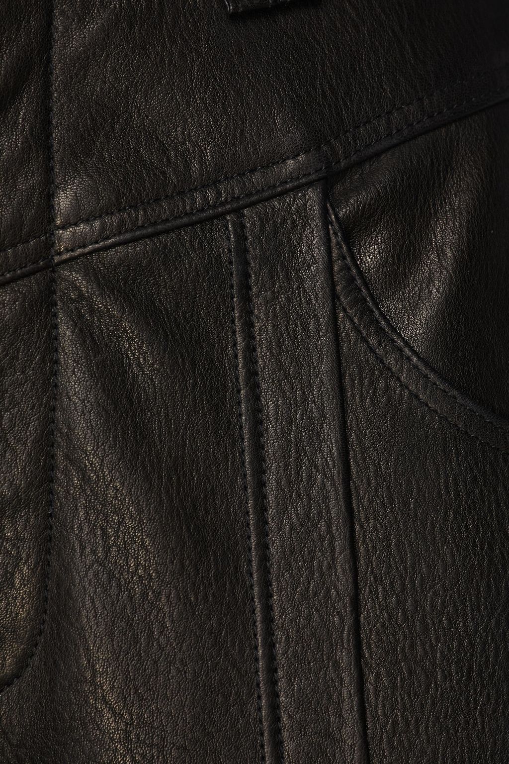 IRO Powel leather tapered pants