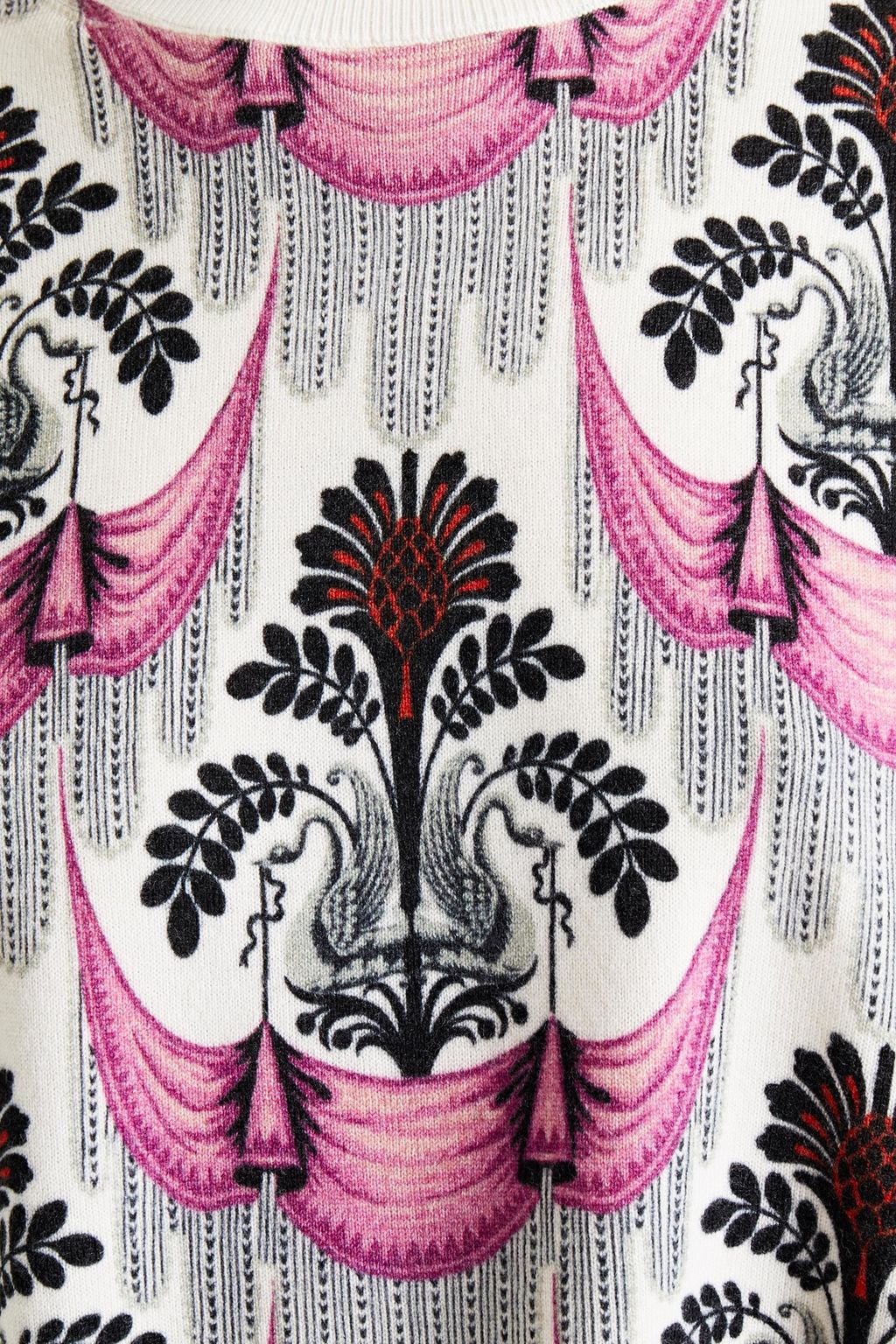 RABANNE Printed wool sweater