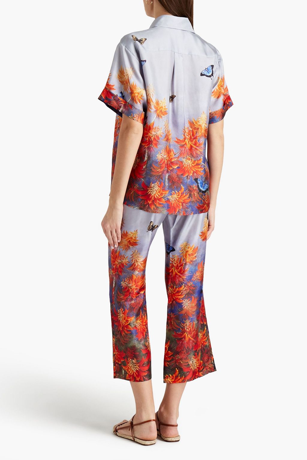 ZIMMERMANN Printed silk-twill shirt