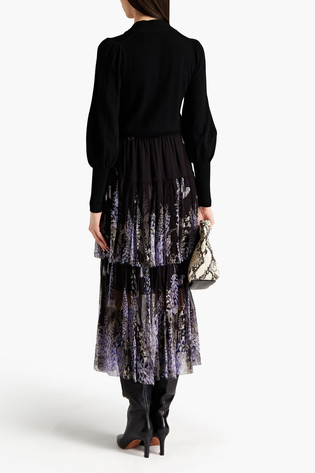 ZIMMERMANN Botanica pussy-bow merino wool sweater