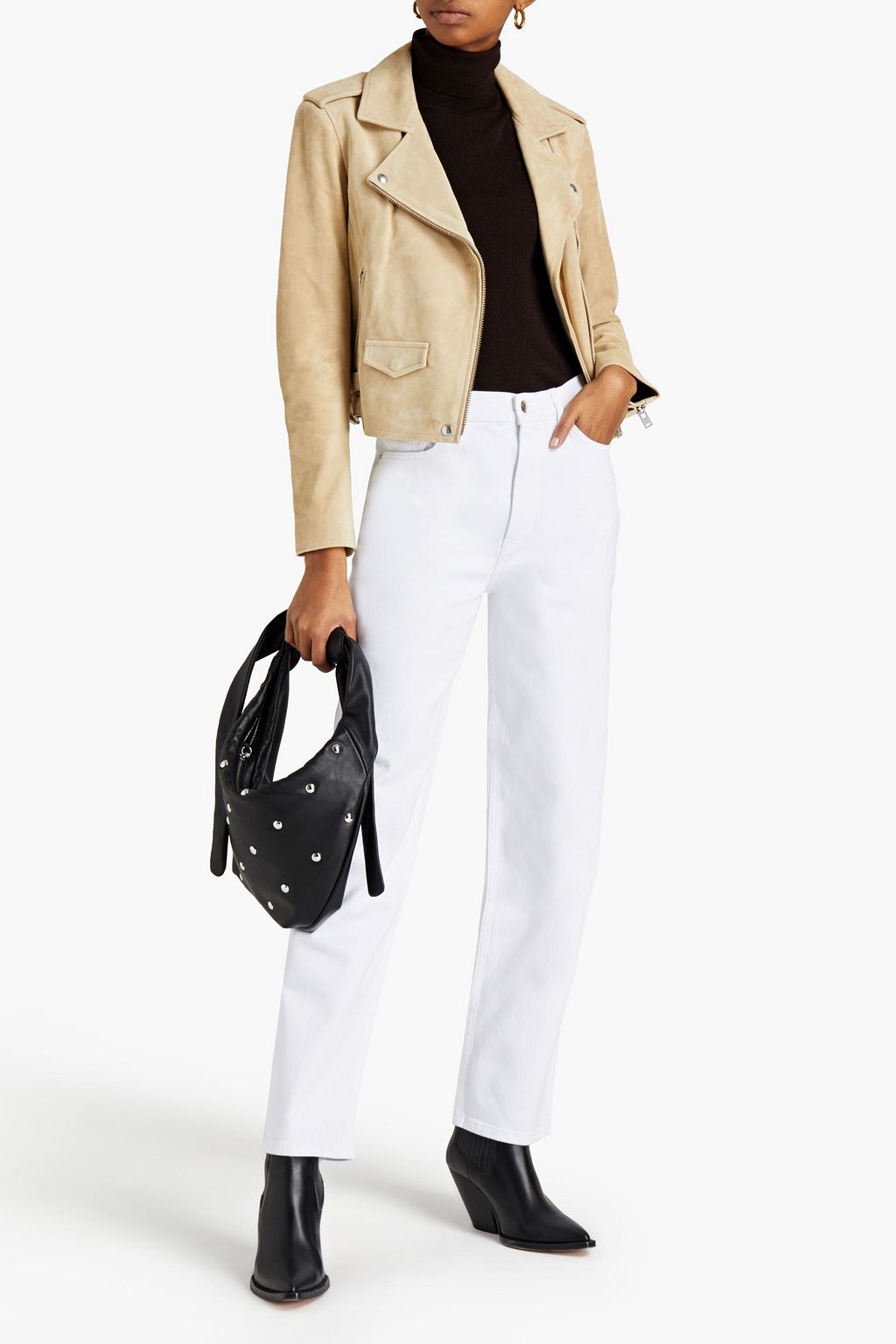 IRO High-rise tapered jeans