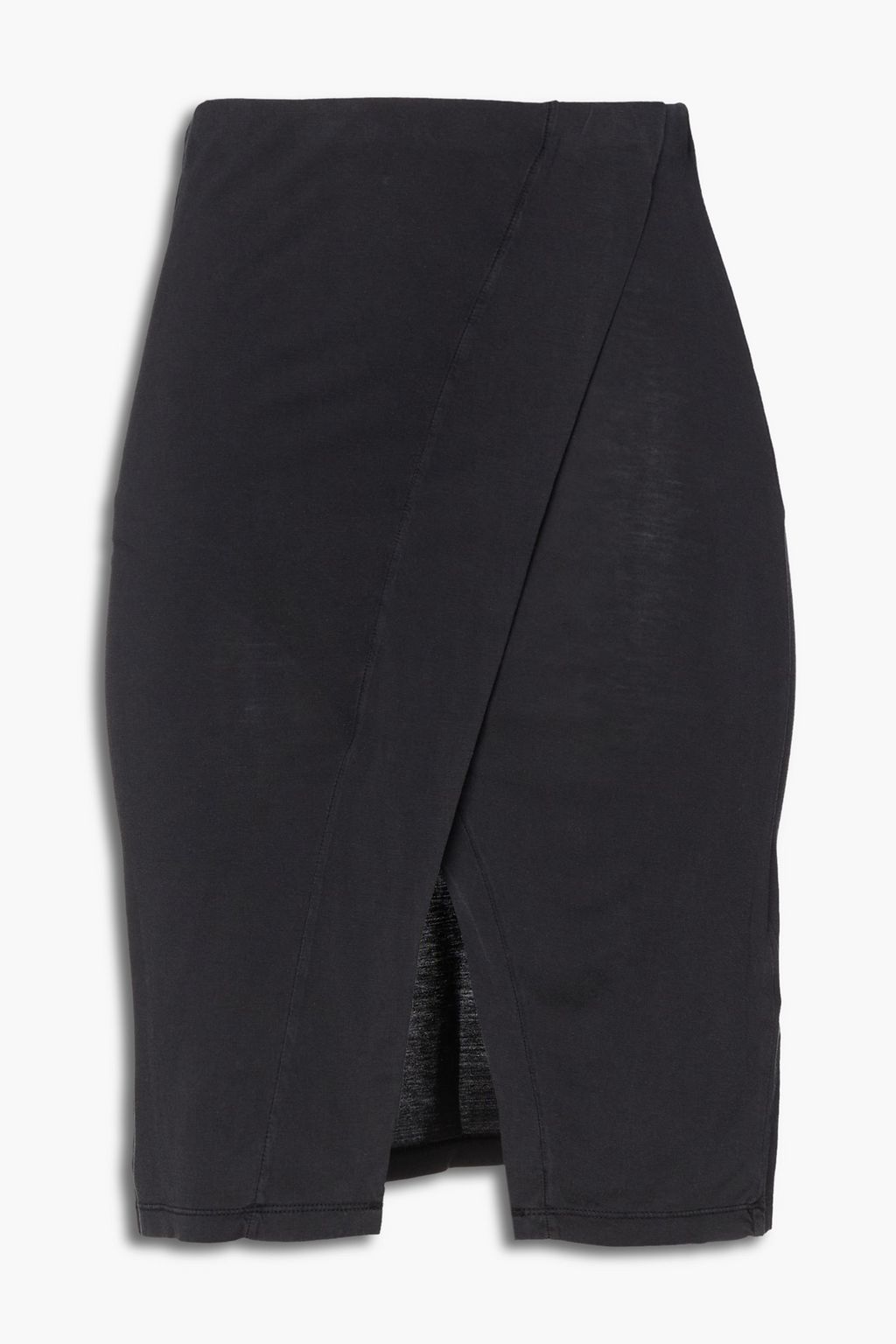 IRO Delna wrap-effect Lyocell and cotton-blend jersey skirt | THE OUTNET