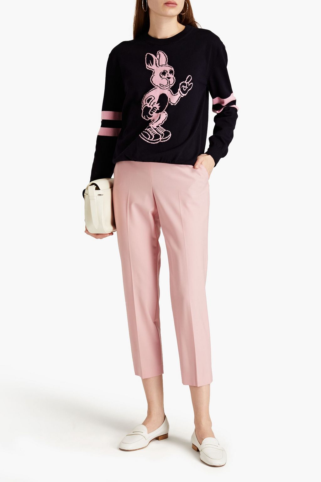 PAUL SMITH Intarsia cotton and wool-blend sweater