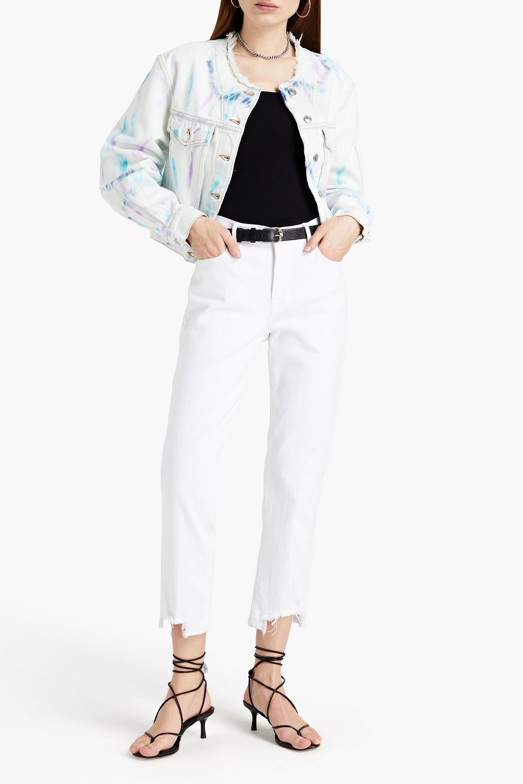 IRO Tie-dyed denim jacket