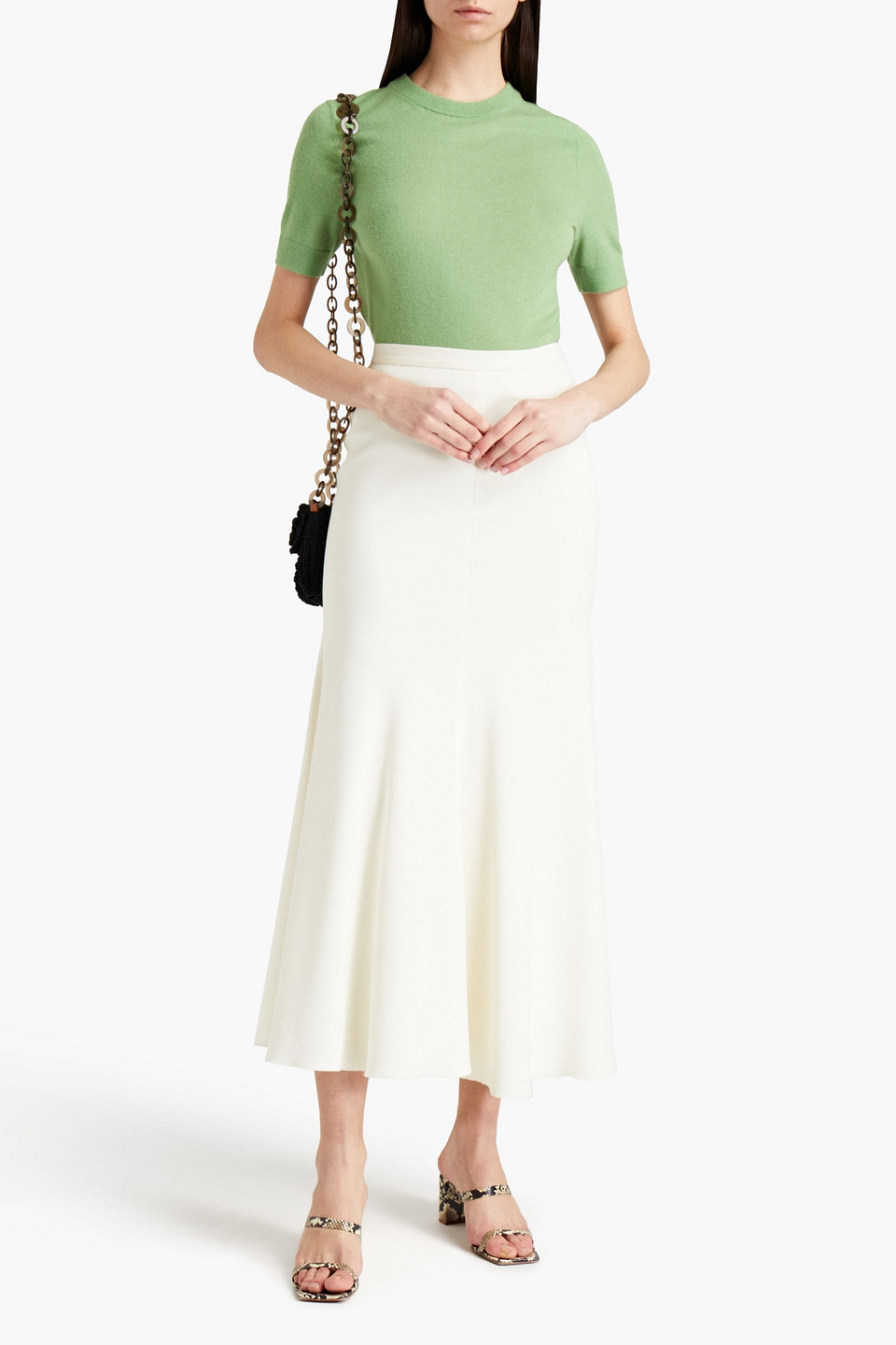 Zimmermann Cashmere Top In Leaf Green