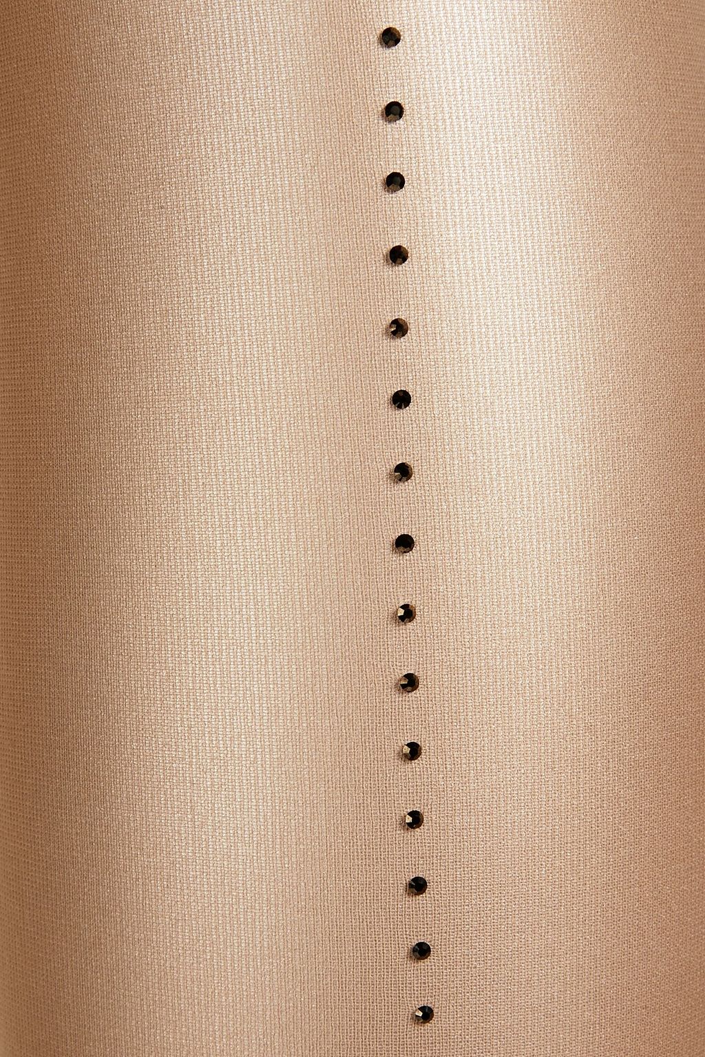 FOGAL Crystal-embellished 10 denier tights