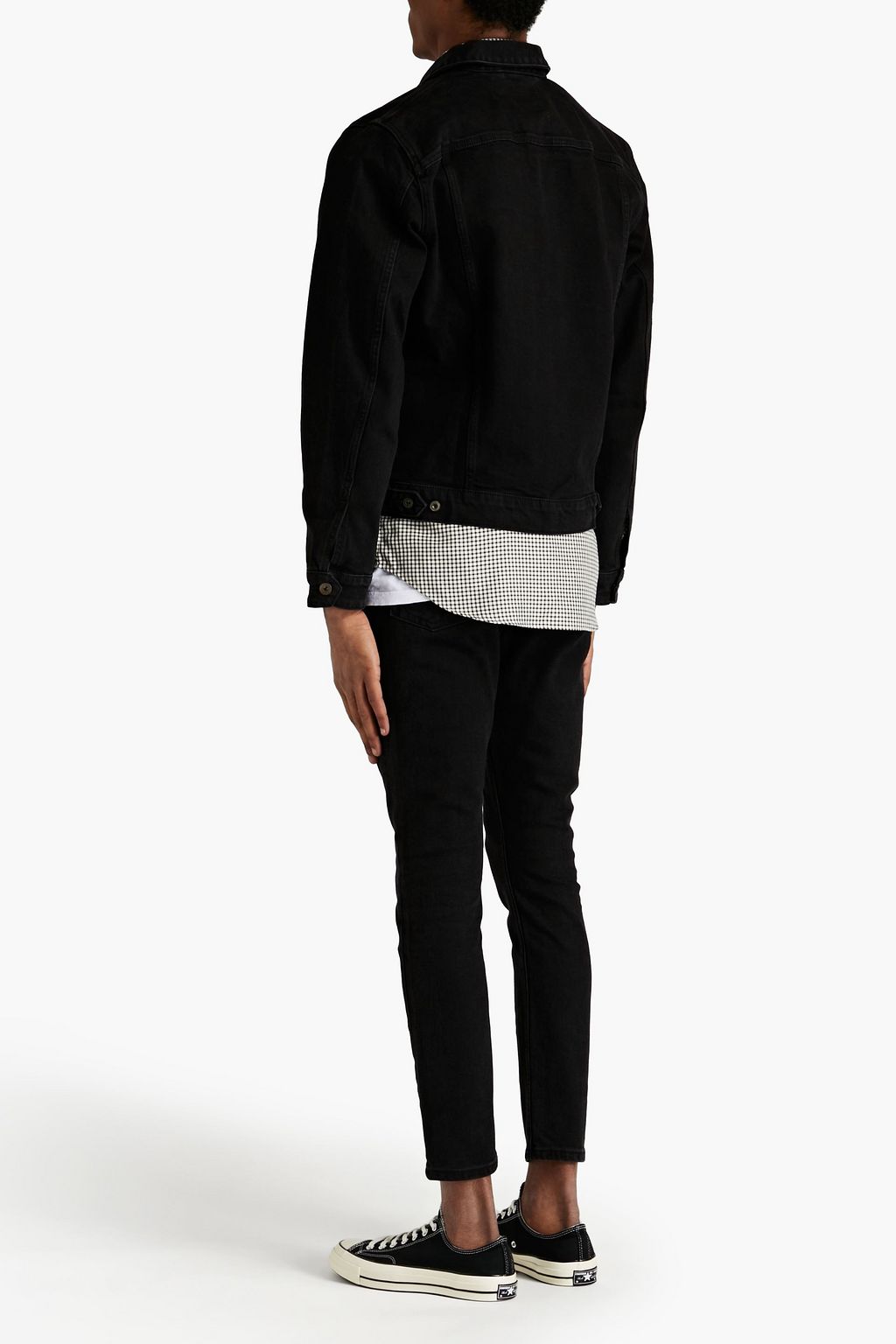 RAG & BONE Pleated denim jacket