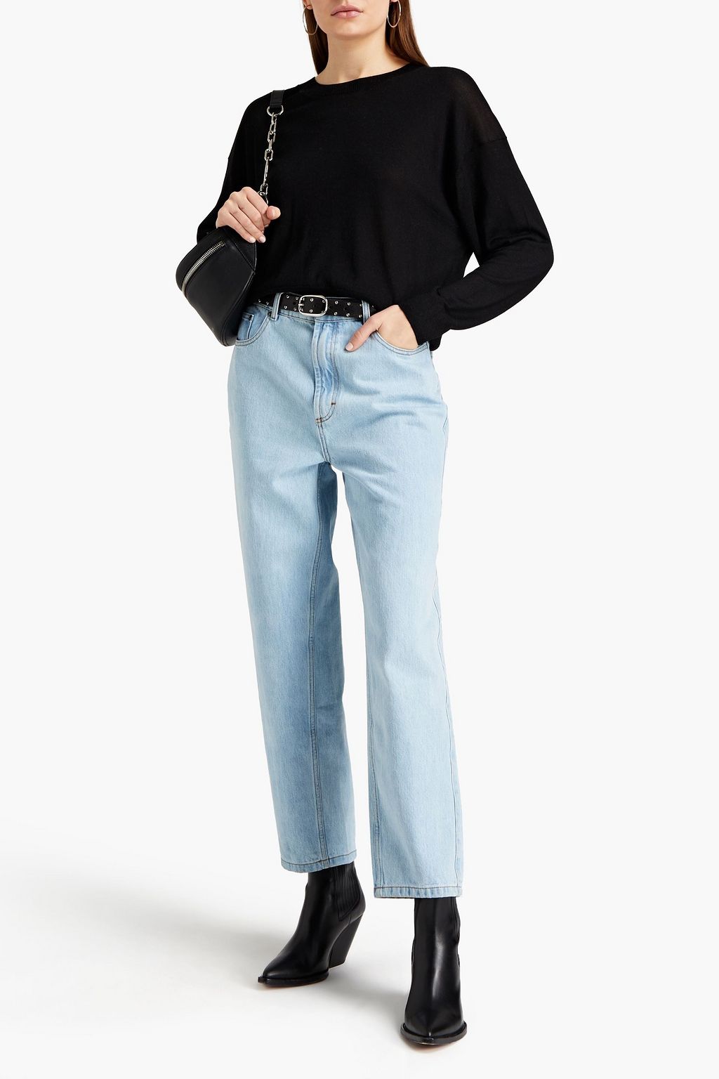 IRO Duffy Pullover aus einer Modal-Alpakamischung