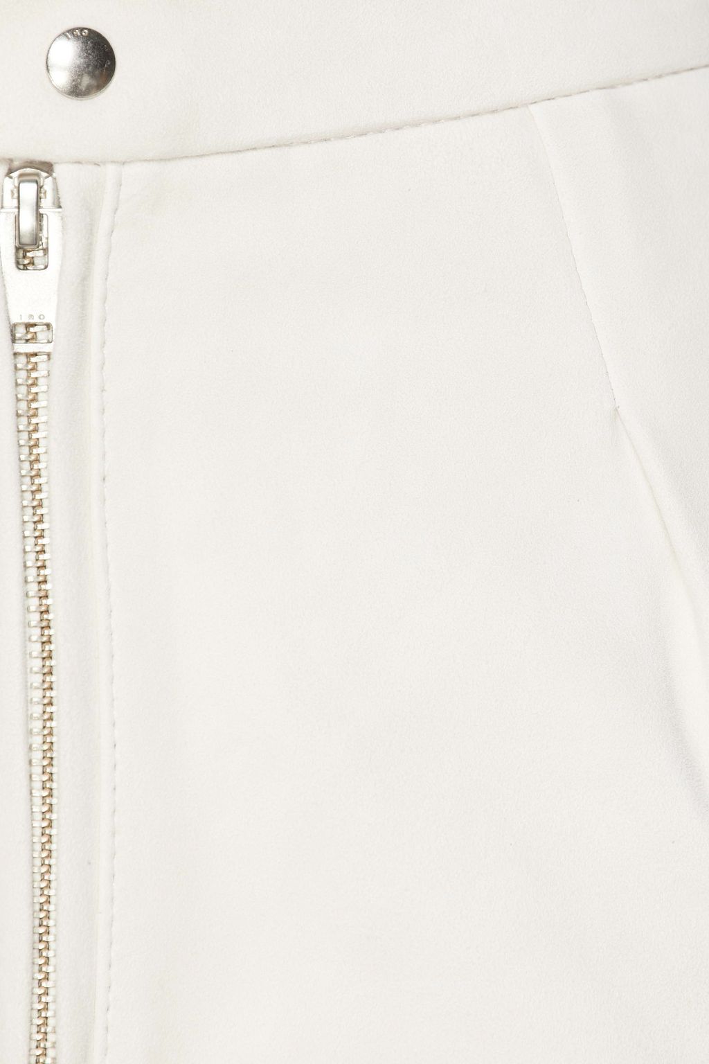 IRO Scapoli cropped pleated suede tapered pants