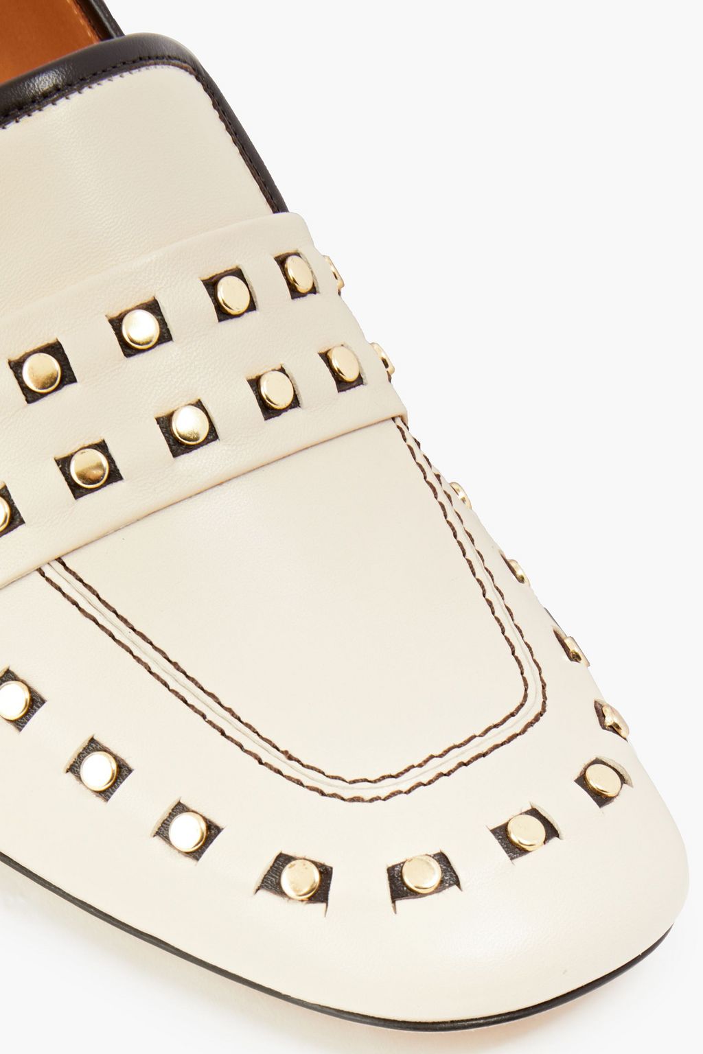 TORY BURCH Studded leather pumps