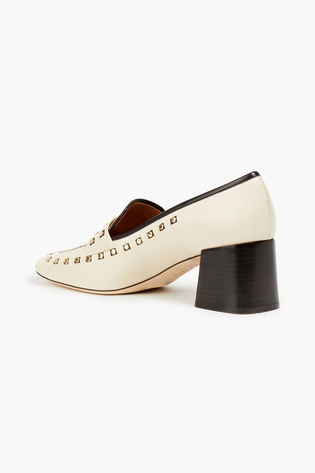 TORY BURCH Studded leather pumps