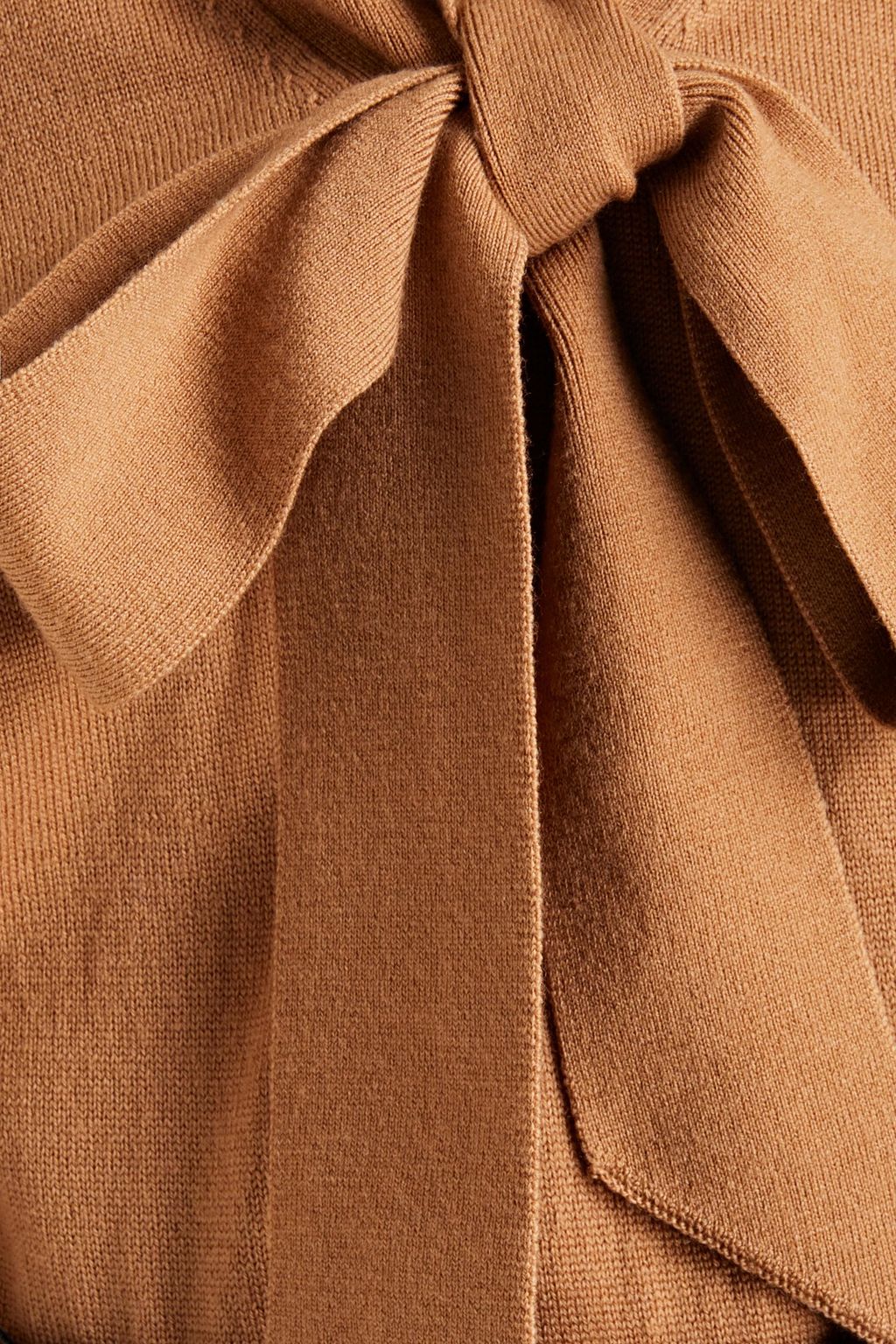 ZIMMERMANN Botanica pussy-bow merino wool sweater