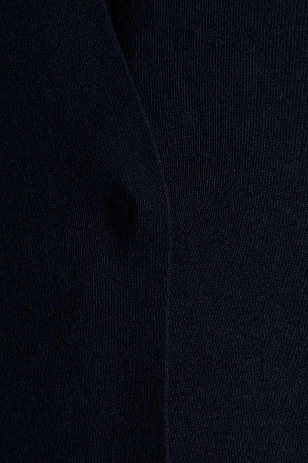 JIL SANDER Cashmere-felt cardigan