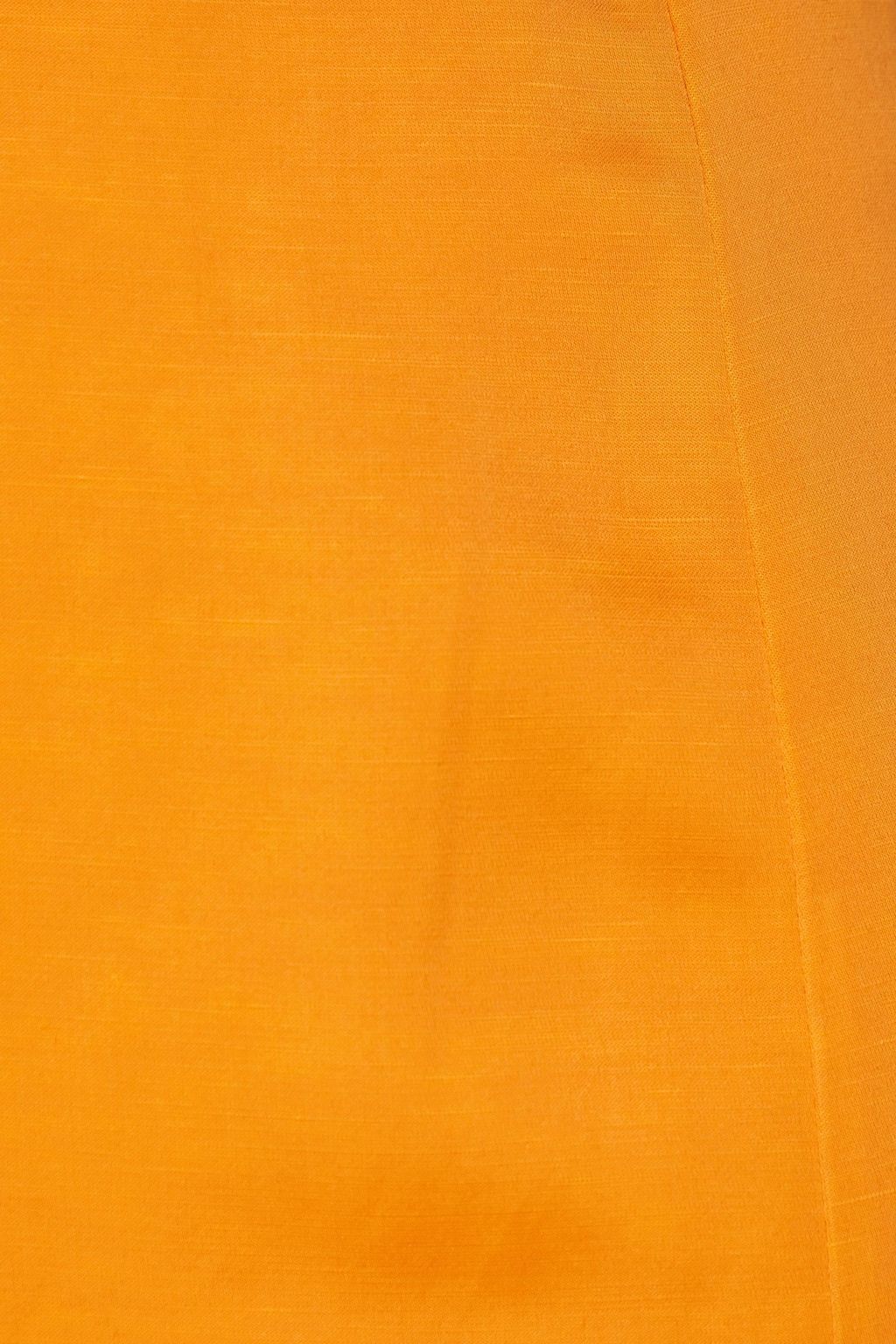 JIL SANDER Fluted shantung midi skirt