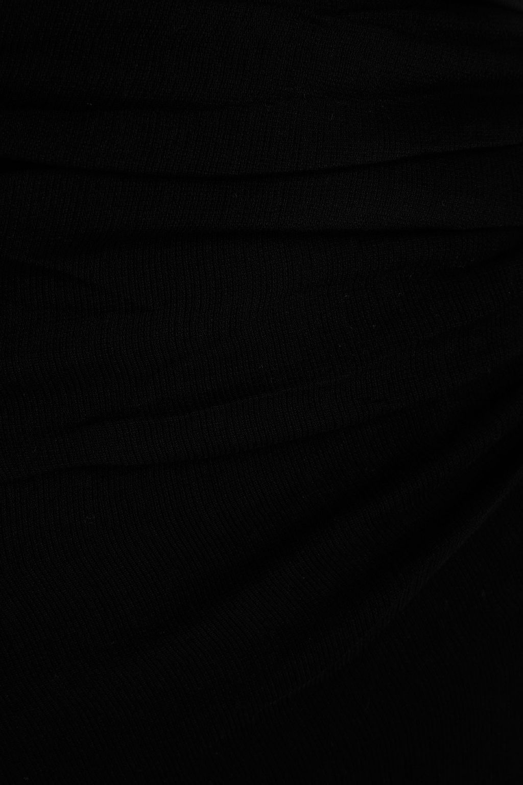 IRO Akeno ruched gauze midi skirt