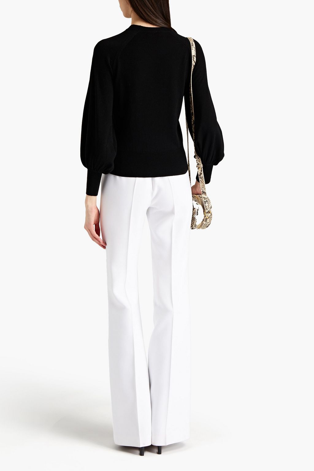 ZIMMERMANN Gathered merino wool sweater